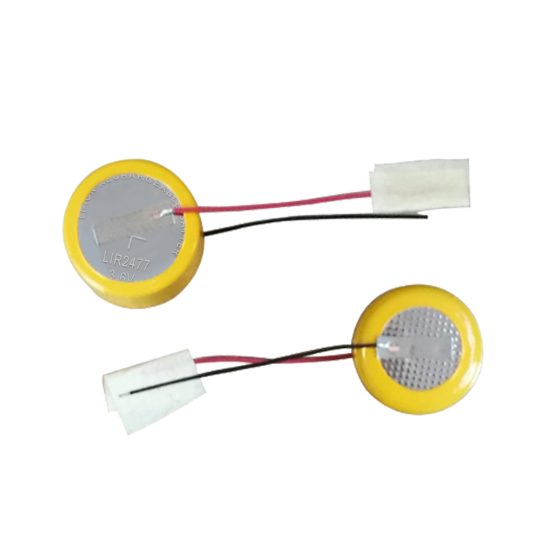 Lithium Ion Rechargeable Battery LIR2477with Solder Tabs