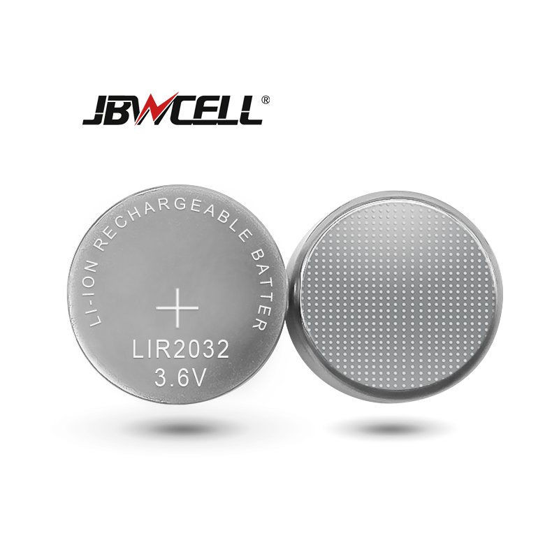 LIR2032 Rechargeable Button Battery with Pin