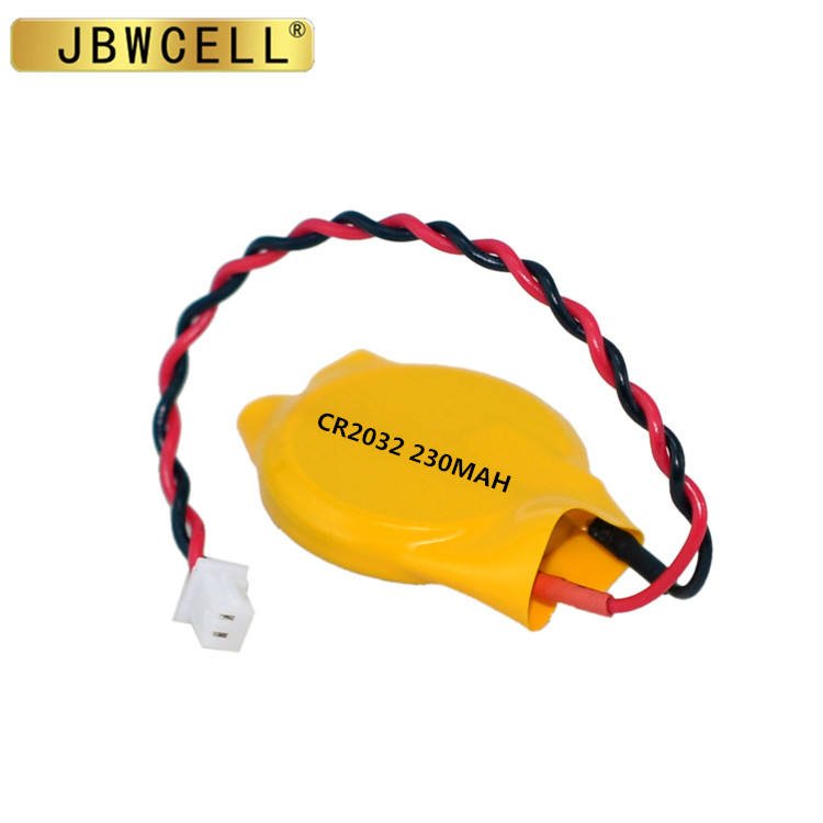 3V lithium battery CR2032 with wires and connector for mainboard