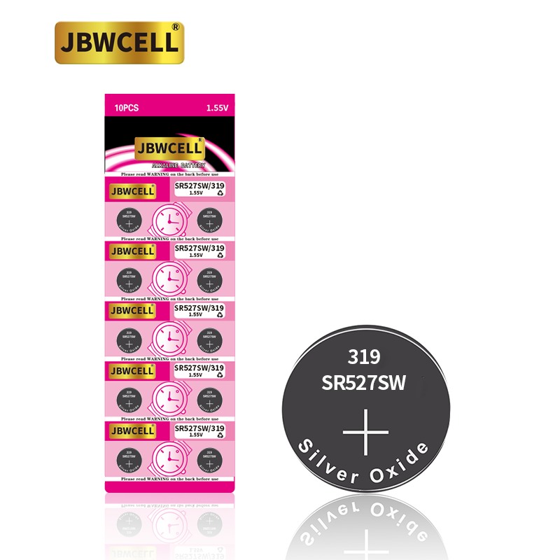 1.55V SR527SW 319 Silver Oxide Button Cell Battery for Watches