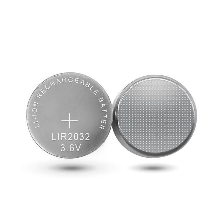 3.6V Rechargeable Coin Cell Lithium Ion Battery Pack LIR2032 LIR2025 LIR2016 Series