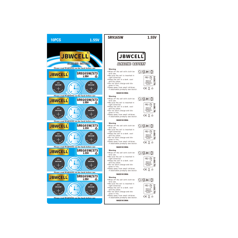 1.55V SR916SW 373 Silver Oxide Button Cell Battery for Watches