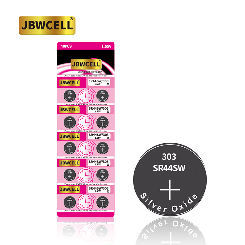 1.55V SR44SW 303 Silver Oxide SR44 Battery for Watches