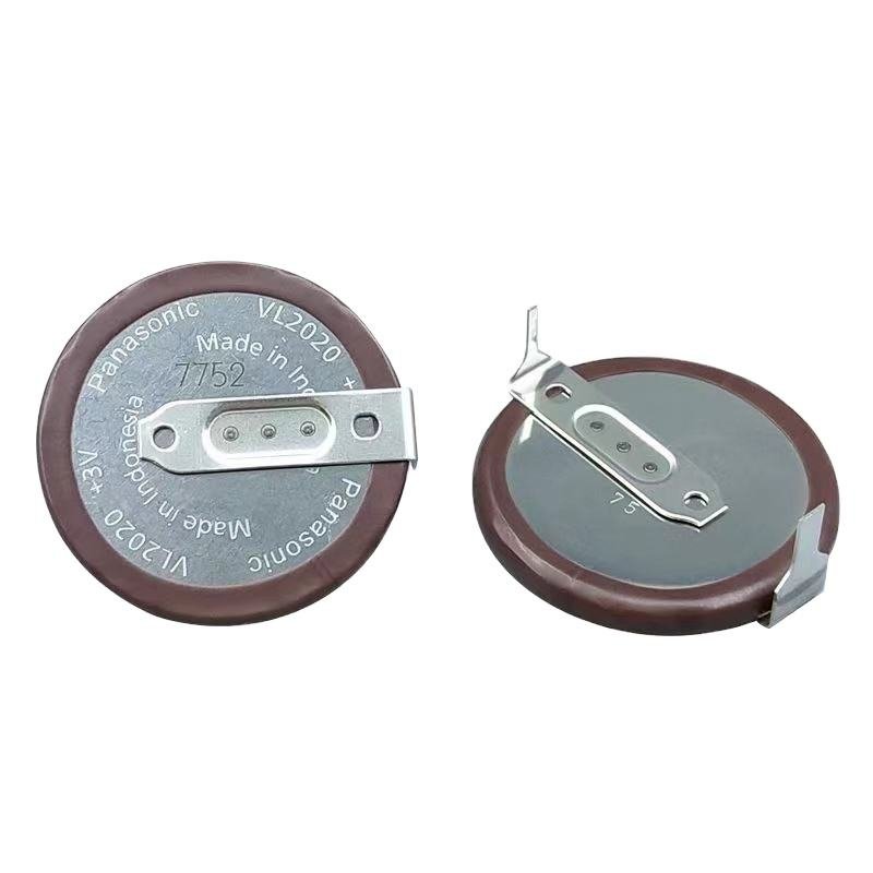 3V Rechargeable Lithium ML2020 Battery for Car Remote Control Key and Toys 90 Degree 180 Degree Feet LIMNO2 Type