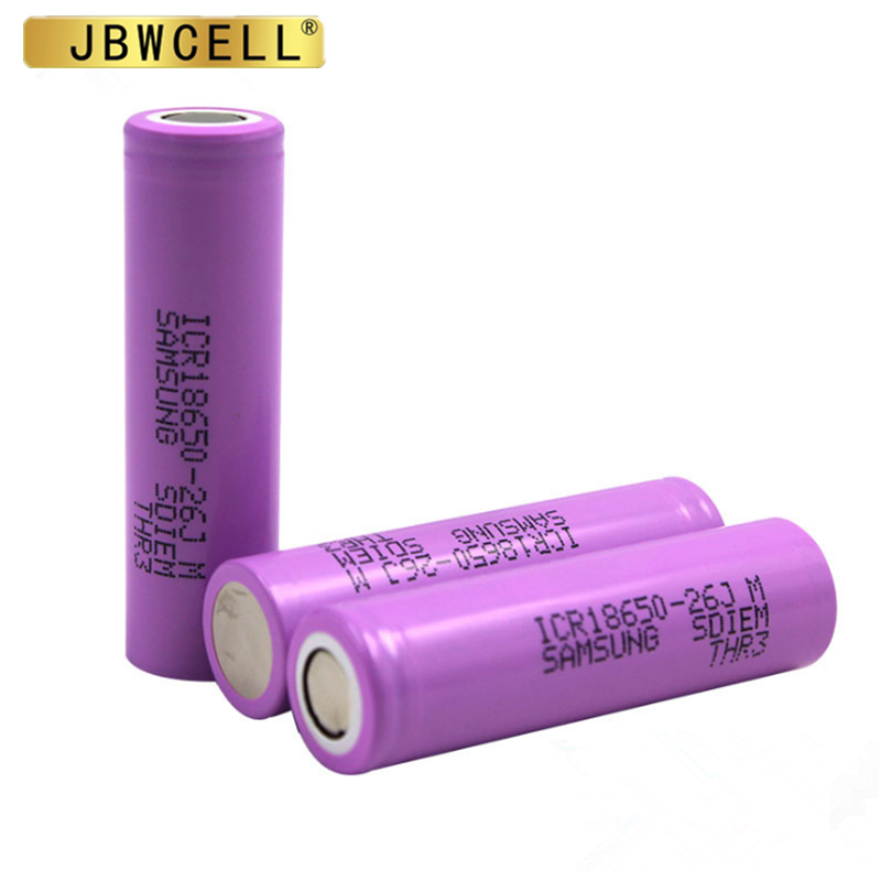 3.7V 2600mAh ICR18650 Cylindrical Li-ion 18650 Battery