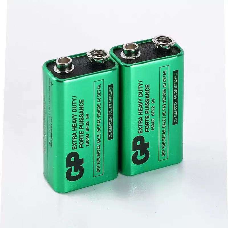 GP Carbon Zinc Dry 9V Alkaline 6f22 1604G for Camera Flashlight for Home Appliances Toys Consumer Electronics Power Tools