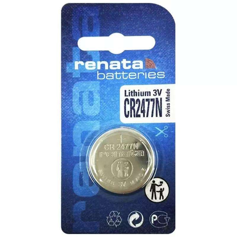 Renata Original 3V Lithium Battery CR2477N for Home Appliances Toys CR2032CR2016CR2025CR1616CR1620CR1632CR2450N Compatible