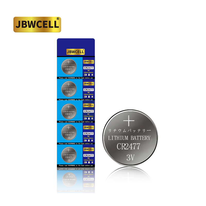 3V CR2477 Button Cell Battery for Watch Blister Package