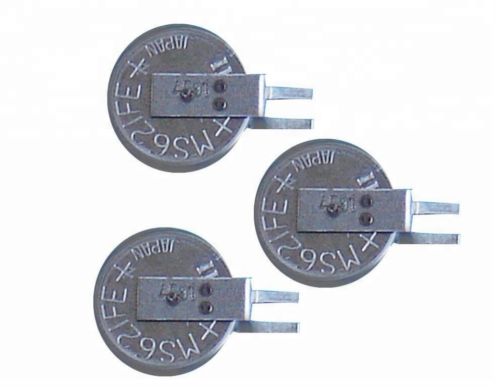 OEM Customized Design Lithium Rechargeable Battery MS621FE 3v 5.5mAh for Toys Home Appliances Power Tools with Solder Tabs Pins