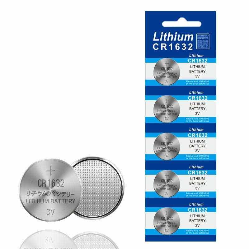 High Capacity 3V Lithium Coin Cell CR1632 Battery for Toys Home Appliances Consumer Electronics and Power Tools