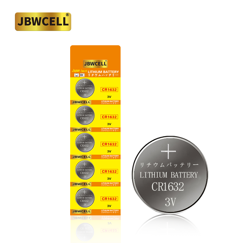 High Capacity 3V Lithium Coin Cell Cr1632 Battery