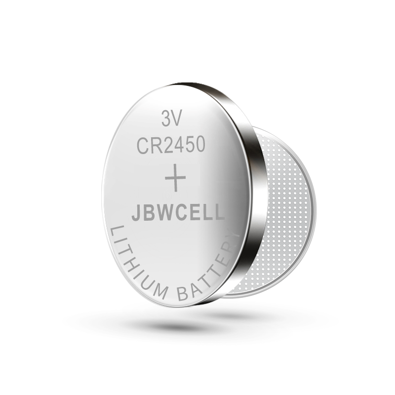 High Quality CR2450 3V 550mAh Lithium Button Cell Battery